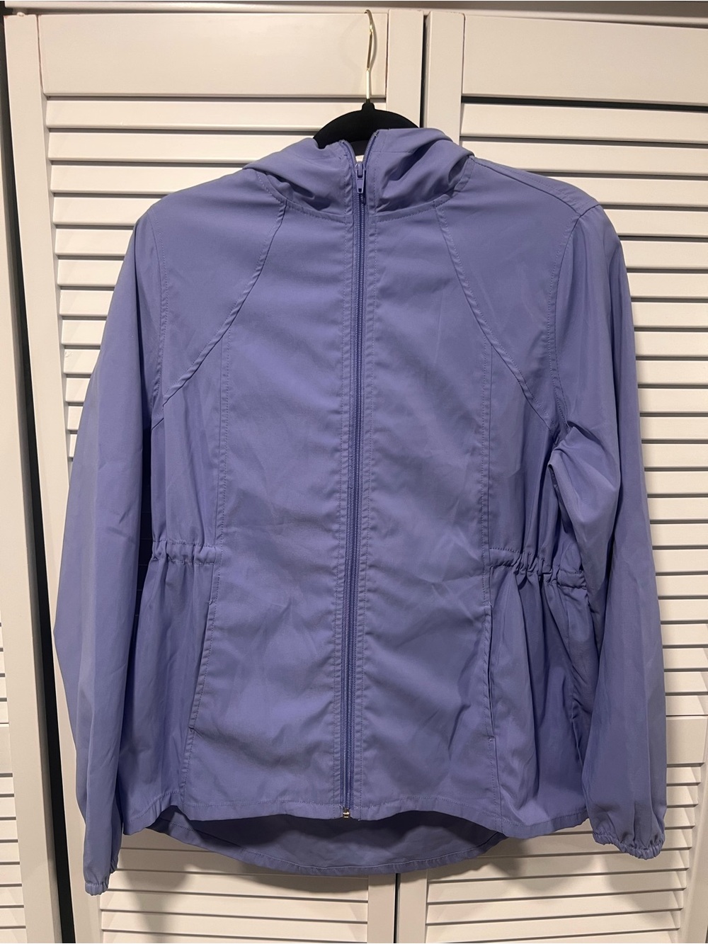 Forever 21 Lavender Hooded Windbreaker Jacket